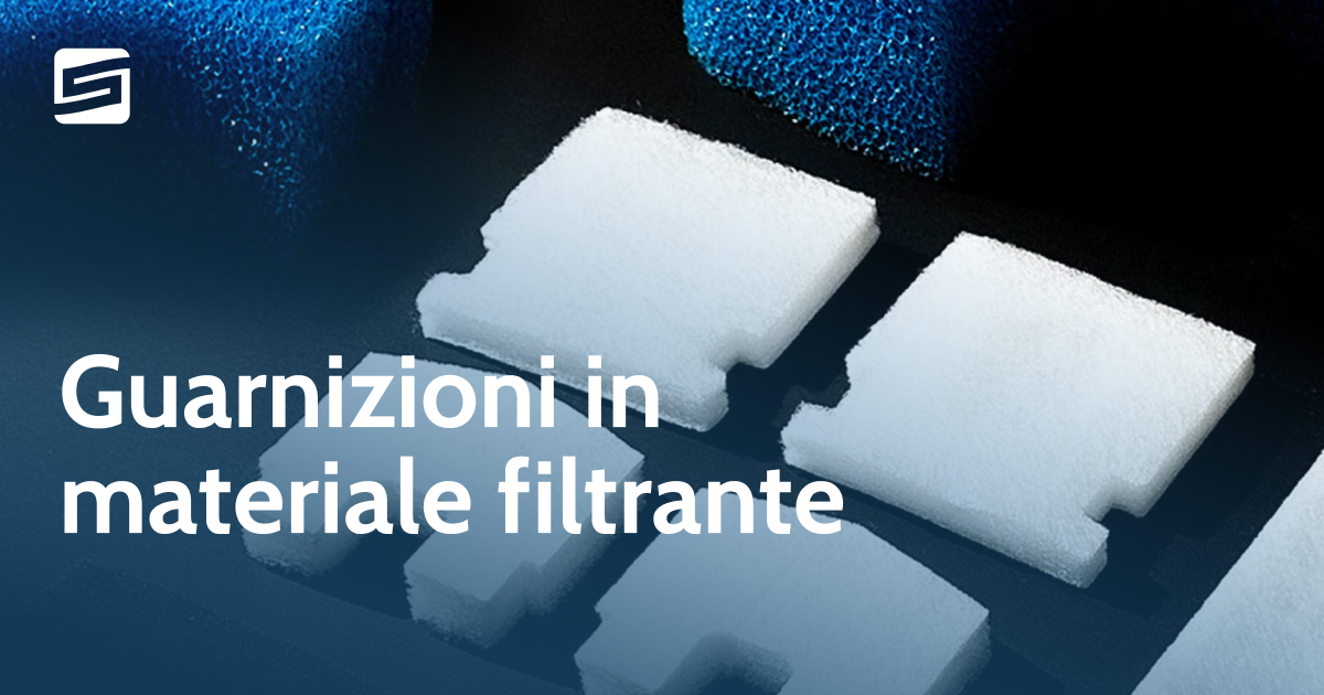 Guarnizioni in materiale filtrante